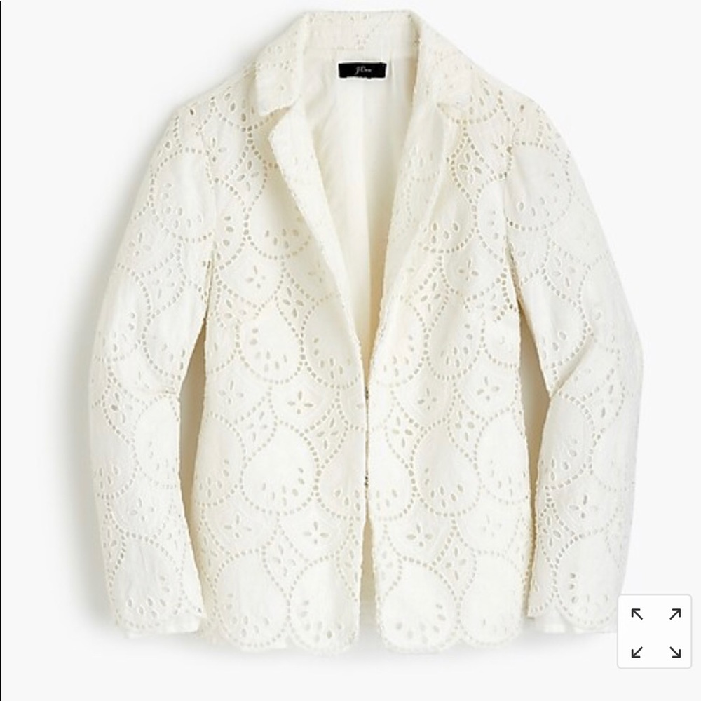 JCREW white blazer